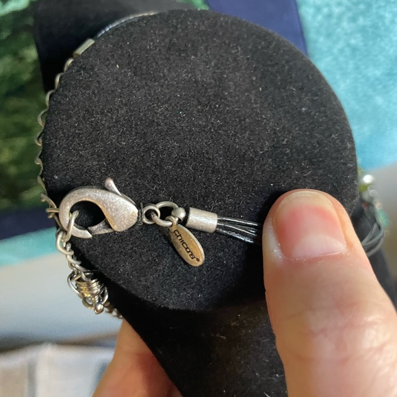 Chico’s Silver Pendant Necklace - Picture 2 of 2